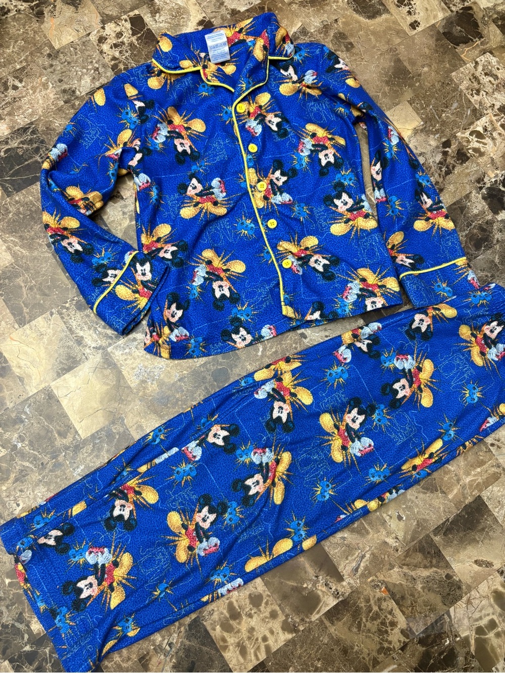 Disney retro  Blue Minnie Mouse Pajama Set 5 years